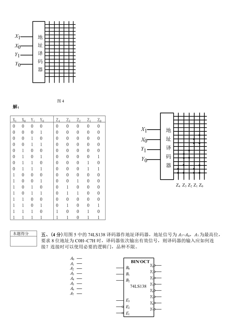 哈工大2010年数电期末试题+答案.doc_第3页