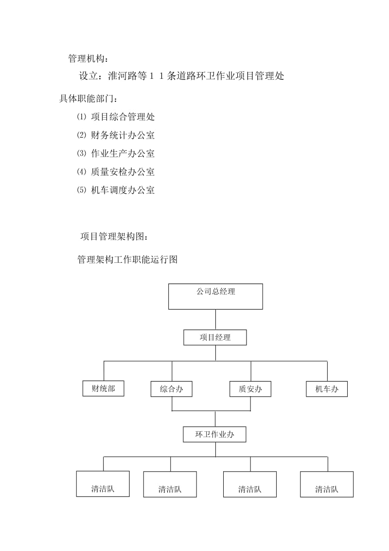 道路清扫保洁管理方案及应急方案.doc_第3页