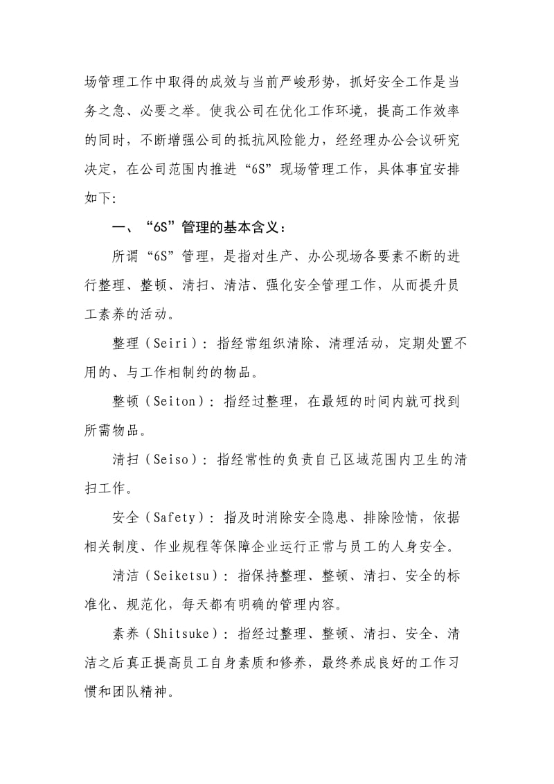 公司6S现场管理实施方案.doc_第2页