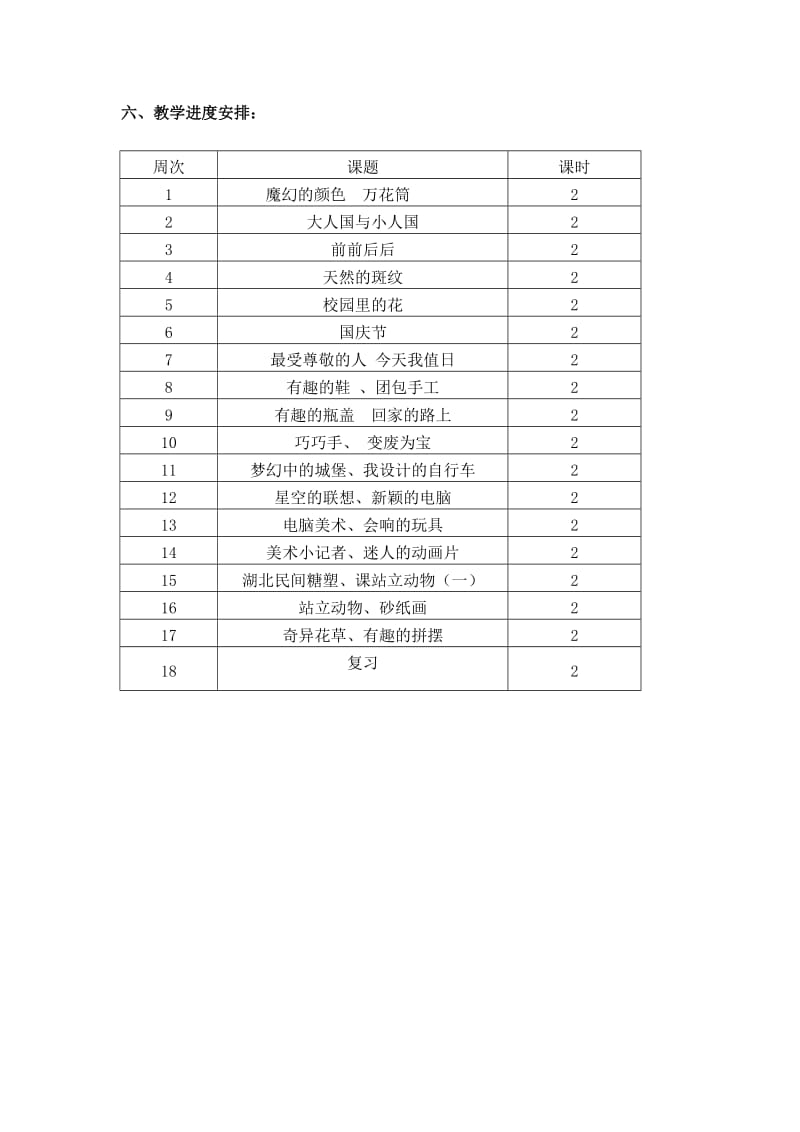 人教版小学三年级上学期美术教学计划.doc_第3页