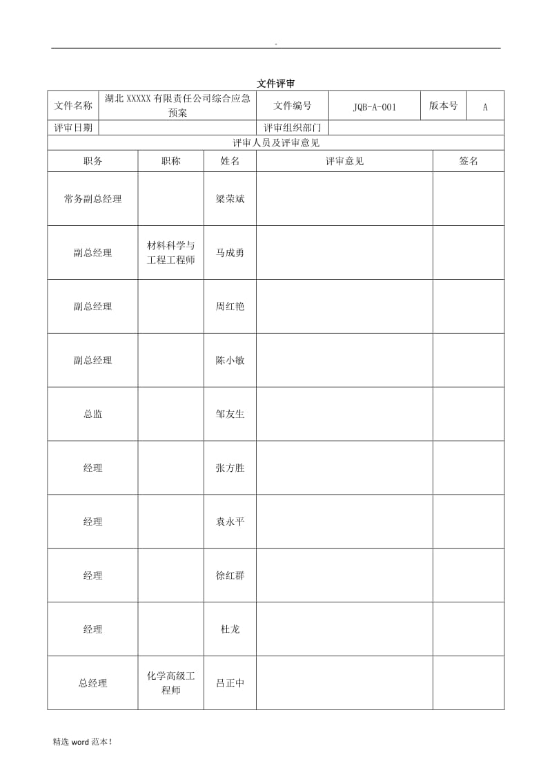 企业应急预案 (模板).doc_第3页