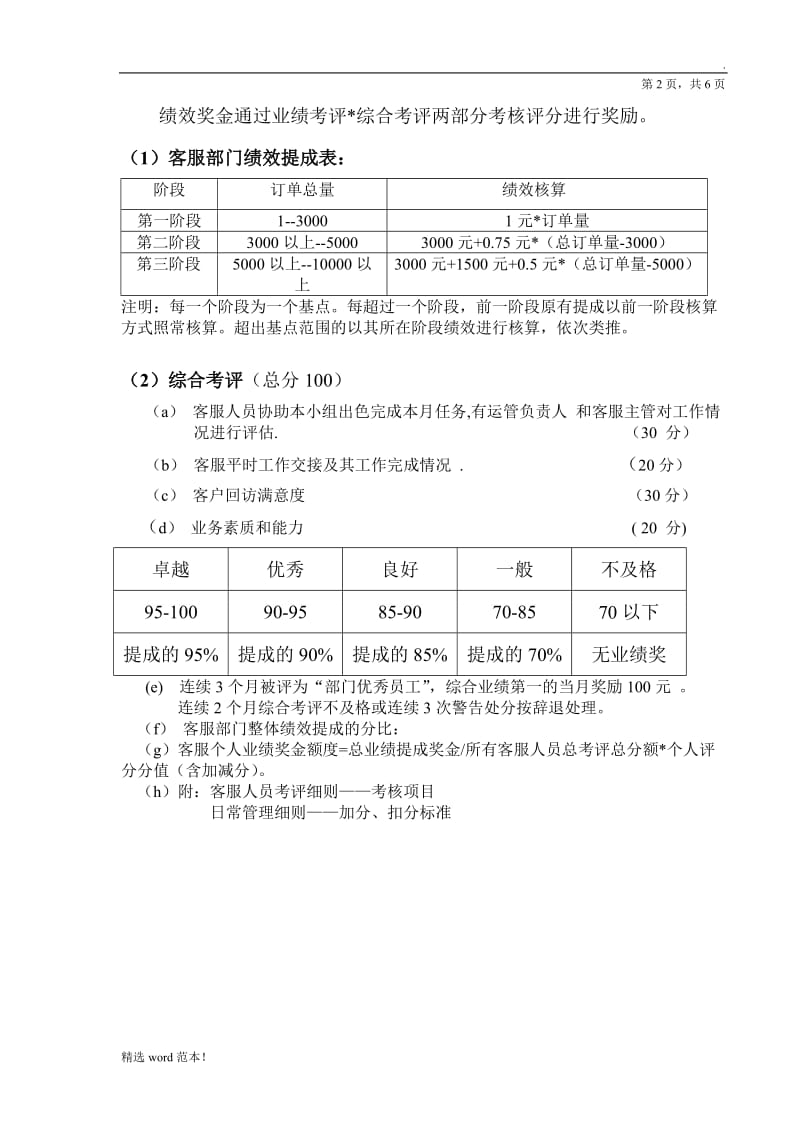 淘宝客服客服薪资管理制度.doc_第3页