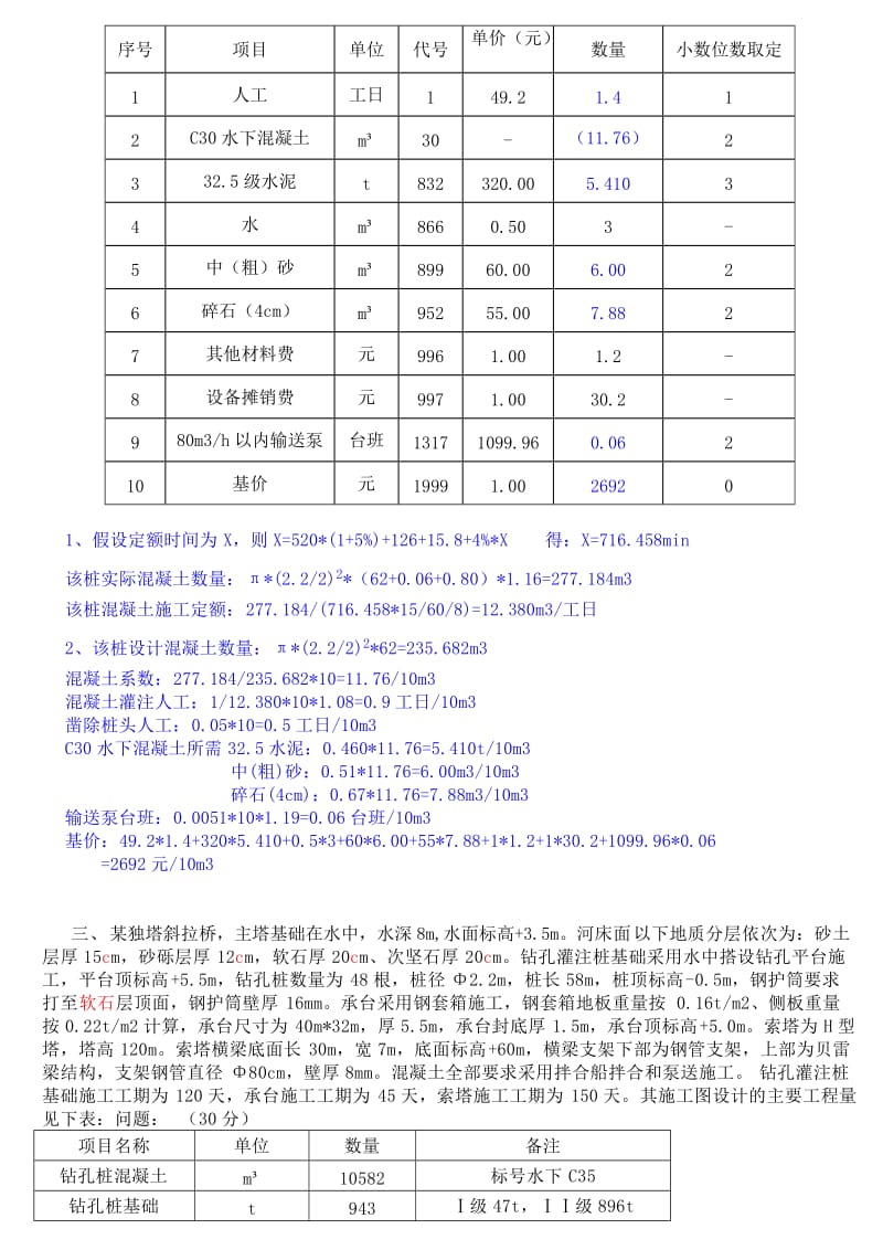 公路(甲级)造价工程师考试真题案例分析答案.doc_第3页