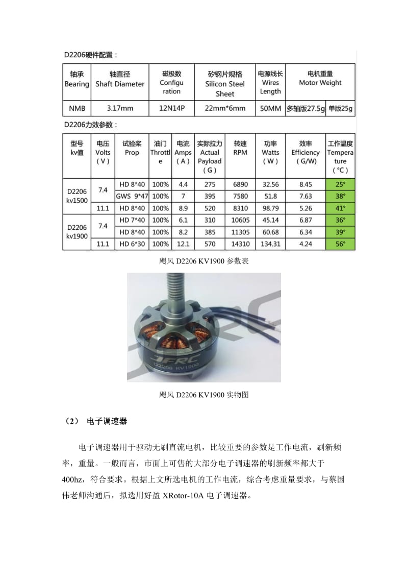 小型四旋翼无人机组机方案.doc_第3页