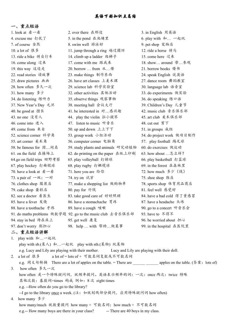 小学五年级英语下册知识点归纳总结.doc_第1页