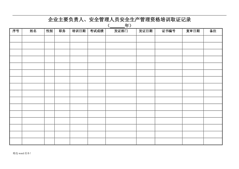 建筑公司安全生产管理台帐.doc_第3页