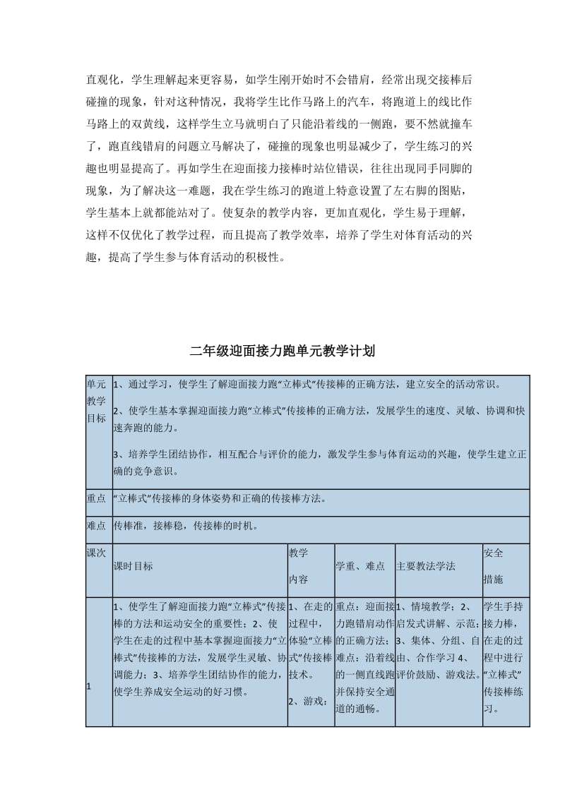 二年级《迎面接力跑》教学设计.doc_第3页