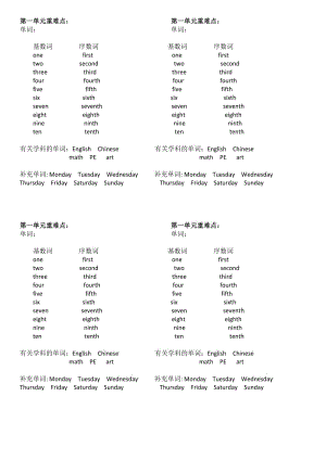 北京版三年級(jí)上學(xué)期英語重點(diǎn).doc