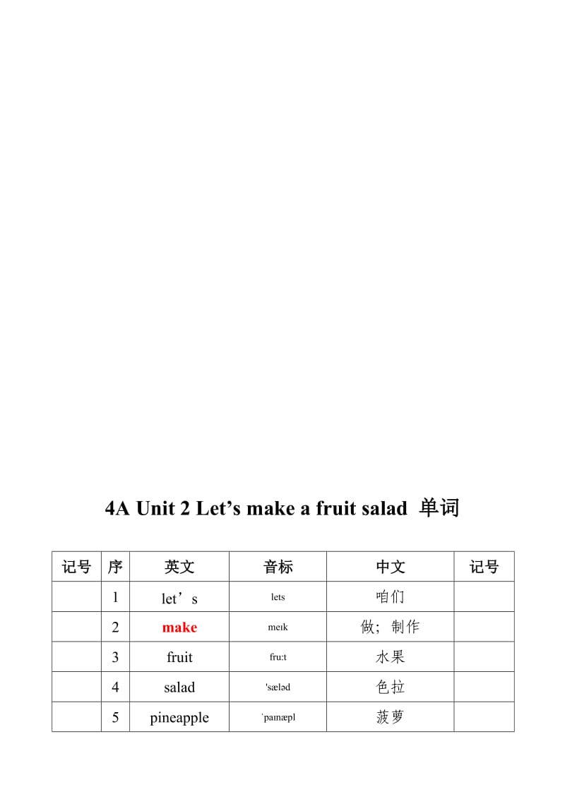 苏教版四年级上册英语单词和音标.doc_第2页