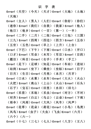 部編版人教版一年級語文上冊組詞練習.doc