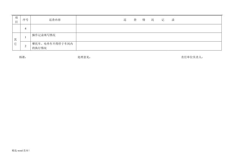 厂区安全生产现场巡查记录表.doc_第3页