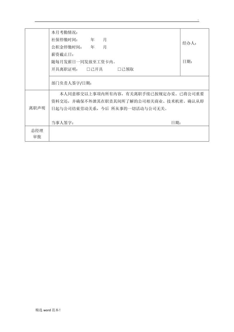 离职交接清单.doc_第2页