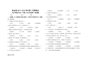 《電子商務(wù)基礎(chǔ)》考試試題.doc