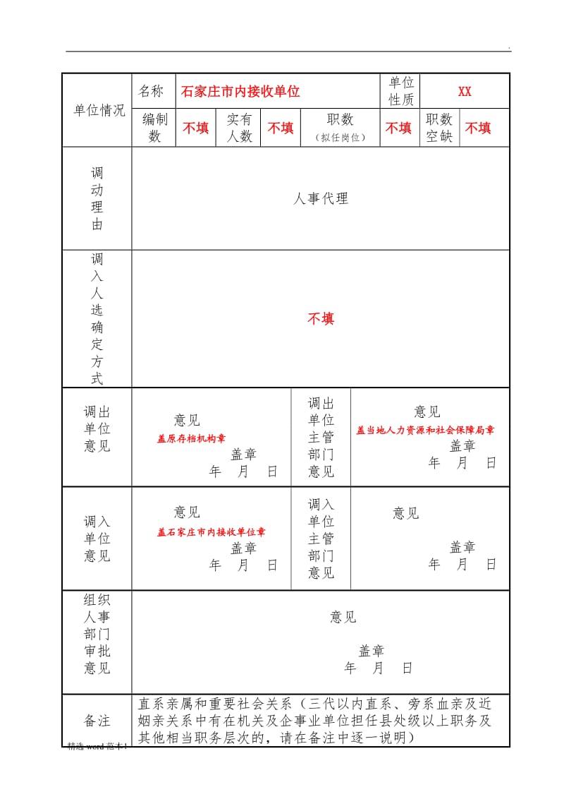 干部调动审批表.doc_第2页