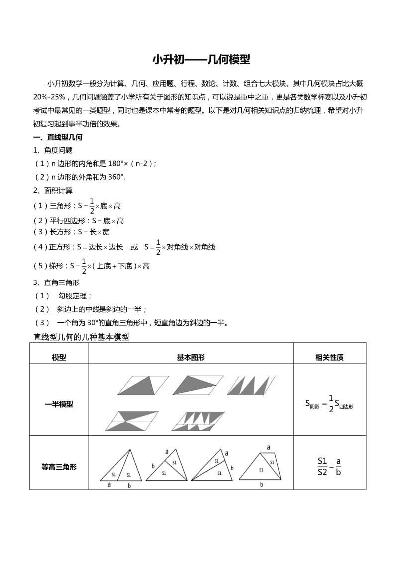 小升初-几何模块详解.doc_第1页