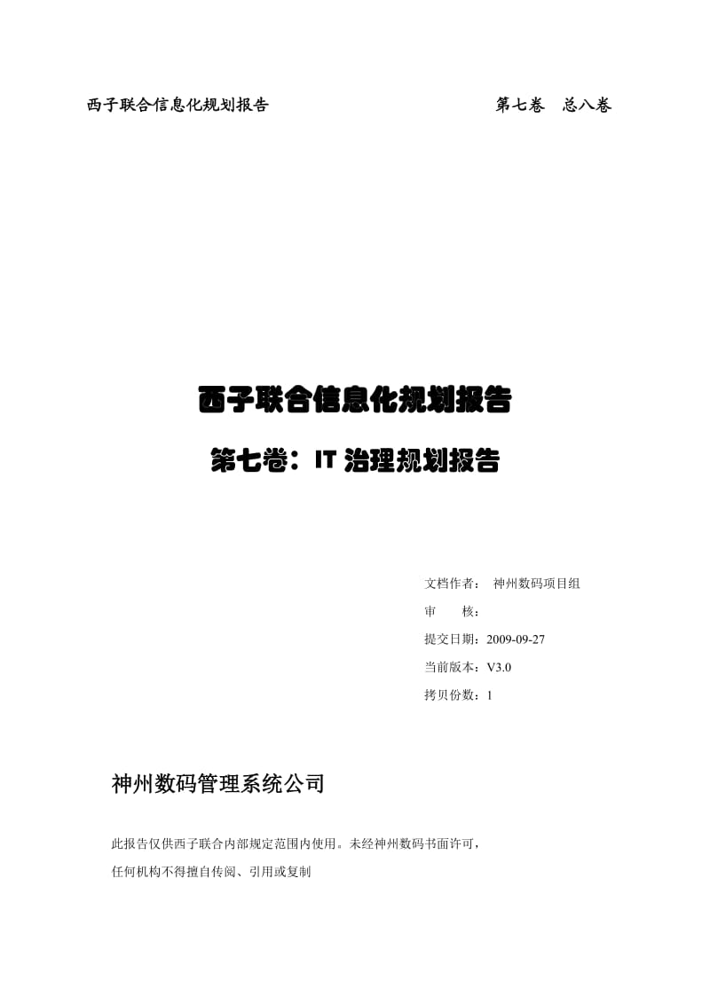 某集团IT治理规划.doc_第1页