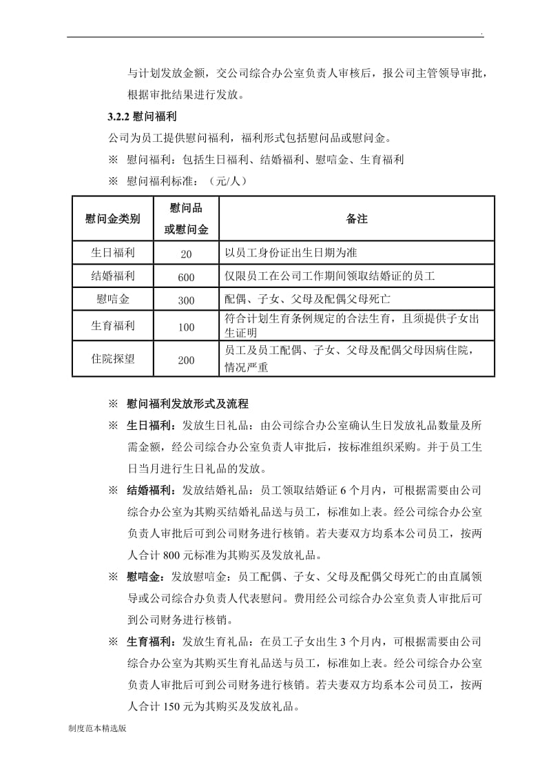 员工福利管理制度(标准化).doc_第3页