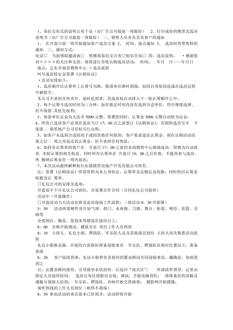 楼盘正式开盘策划方案.doc_第2页