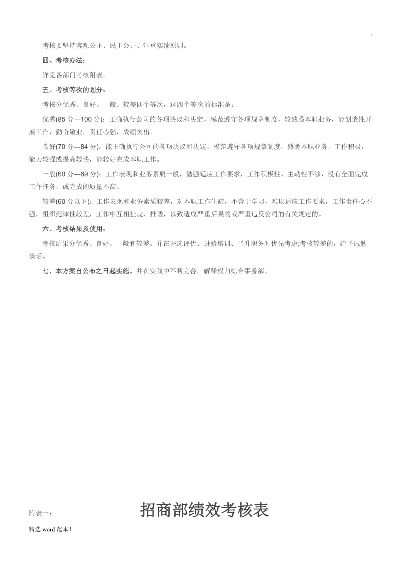 绩效考核标准.doc_第2页