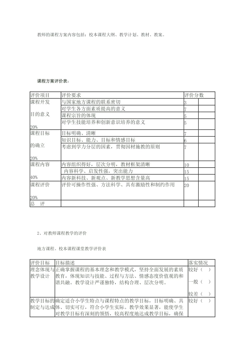 地方课程、校本课程评价方案.doc_第2页