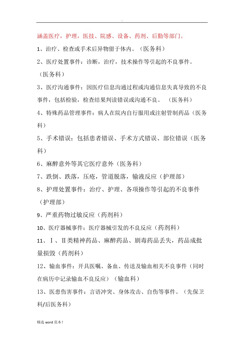 医院医疗不良事件报告制度及激励机制.doc_第2页