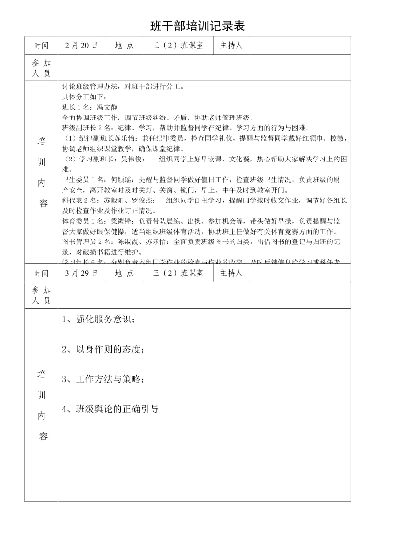 班干部培训记录表.doc_第3页