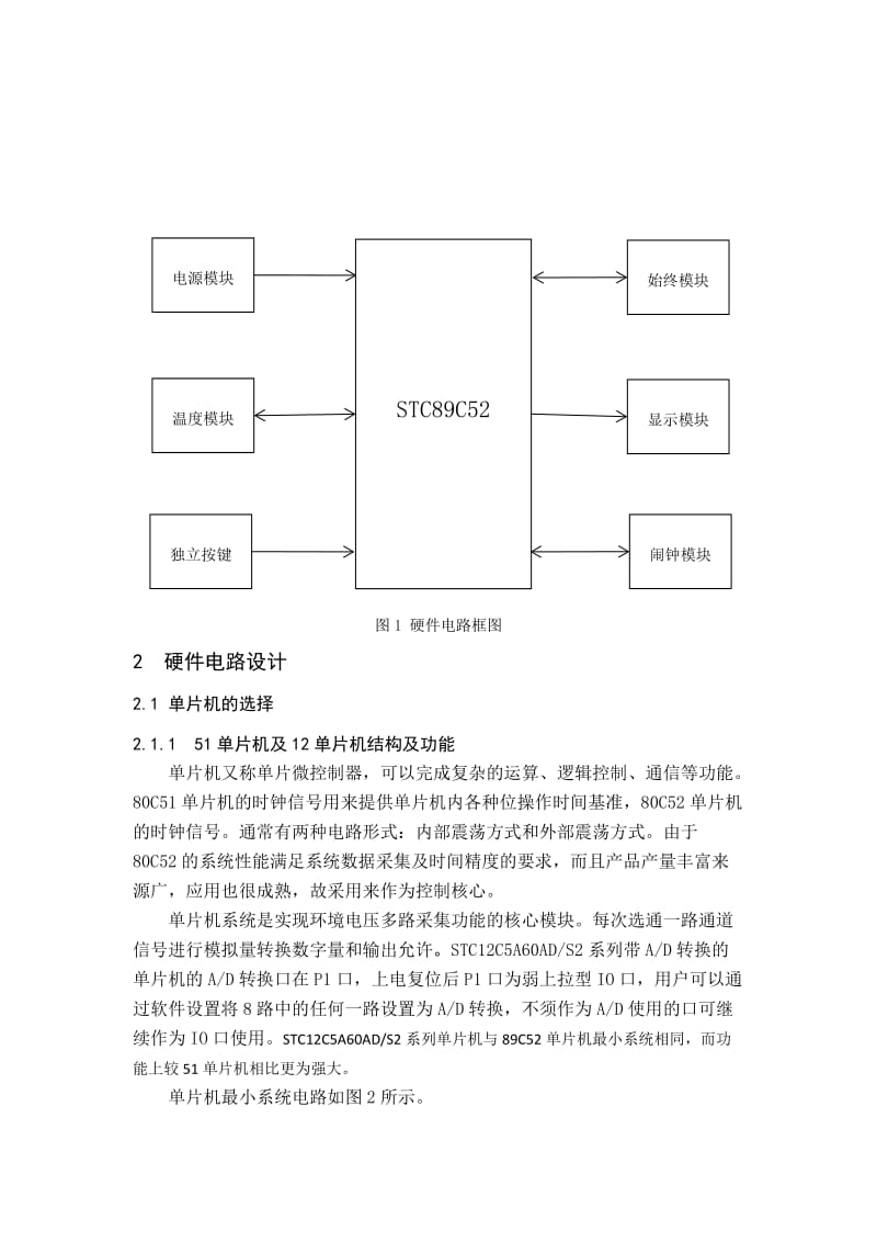 基于单片机万年历设计.doc_第2页