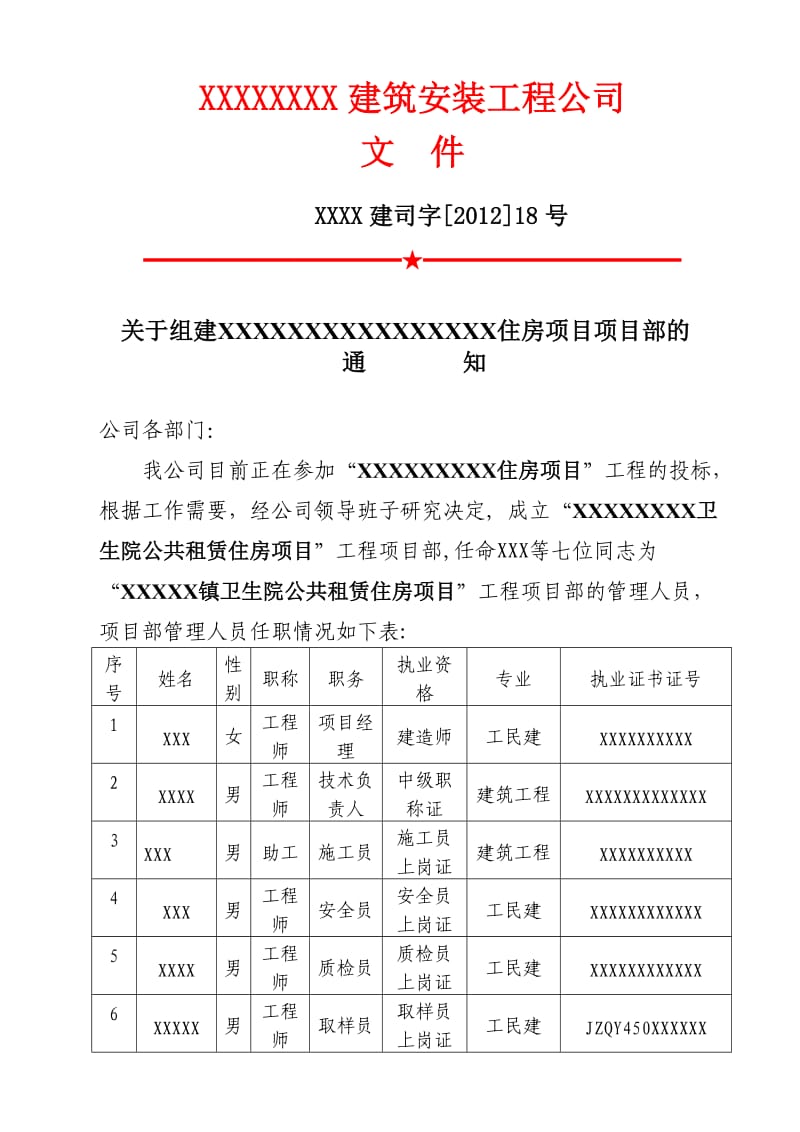 项目任职红头文件.doc_第1页