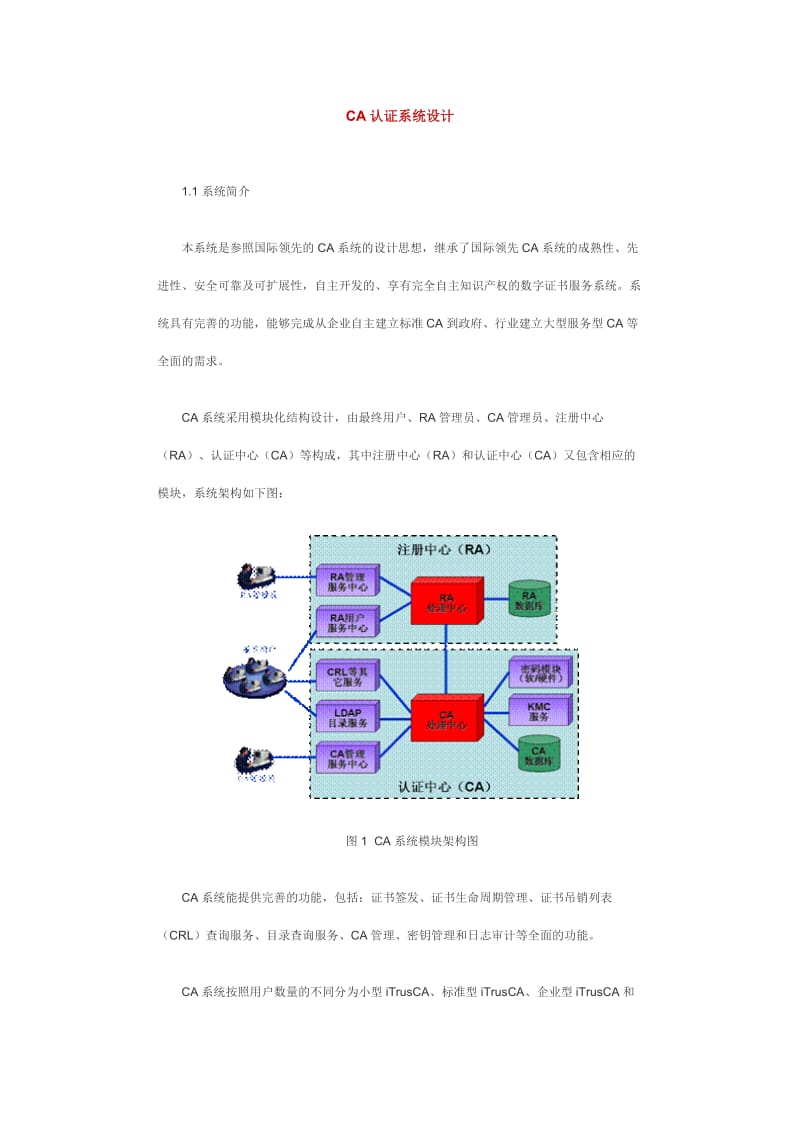 CA认证系统设计.doc_第1页