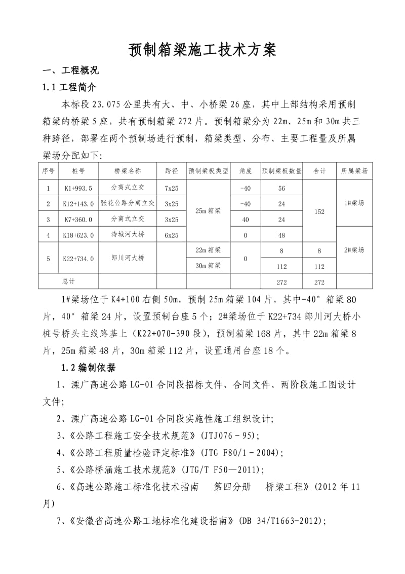 预制箱梁施工方案(30m).doc_第1页