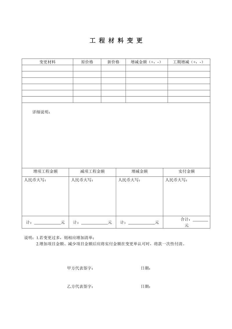 装饰有限公司工程变更单样本.doc_第3页