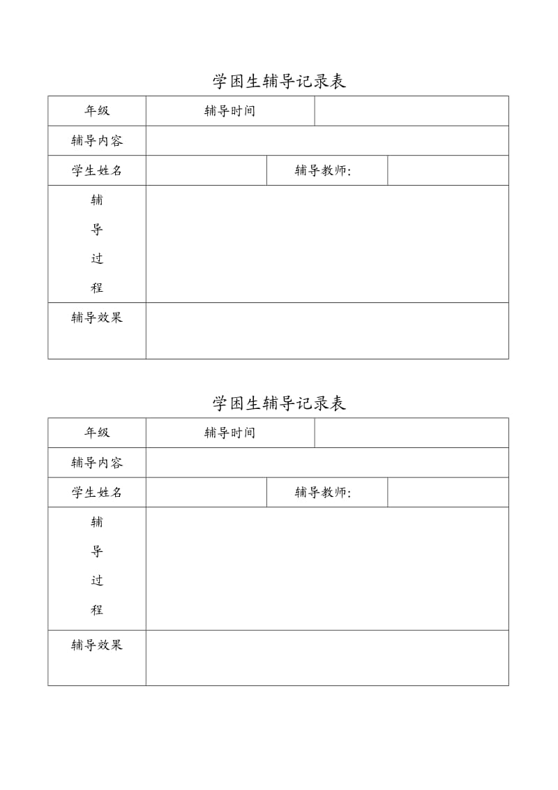 学困生辅导记录表.doc_第1页