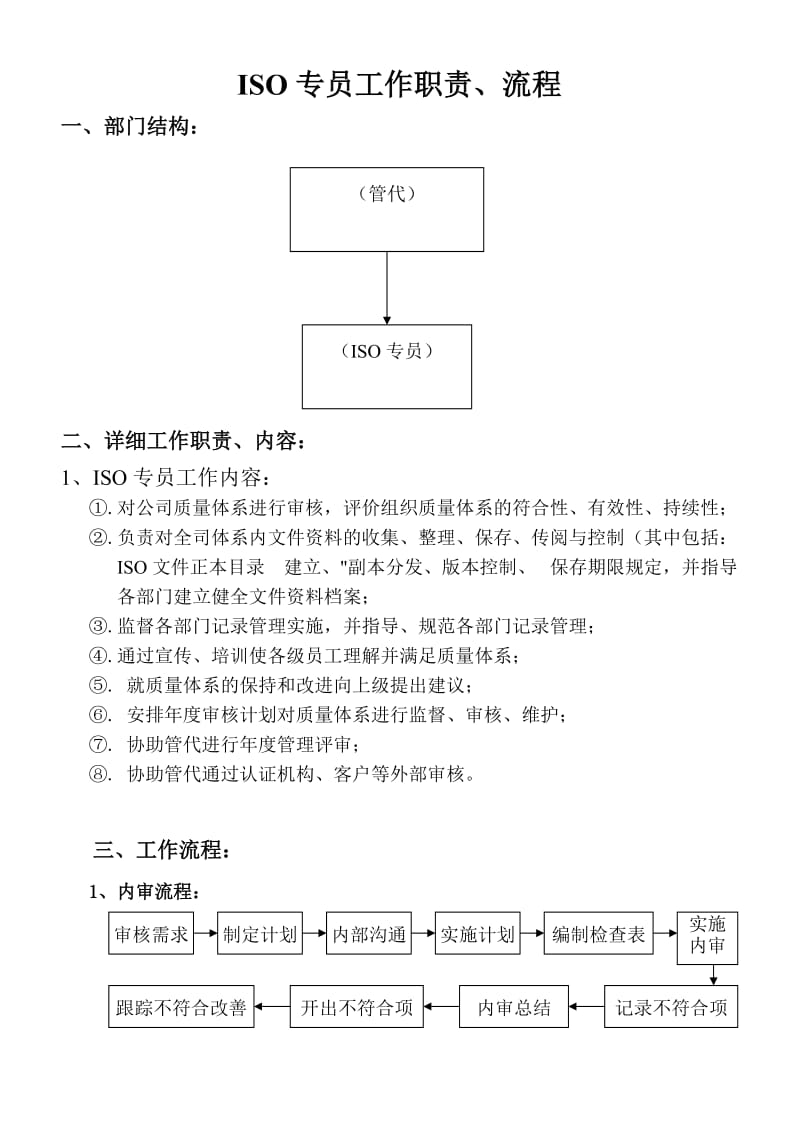 ISO专员工作内容.doc_第1页