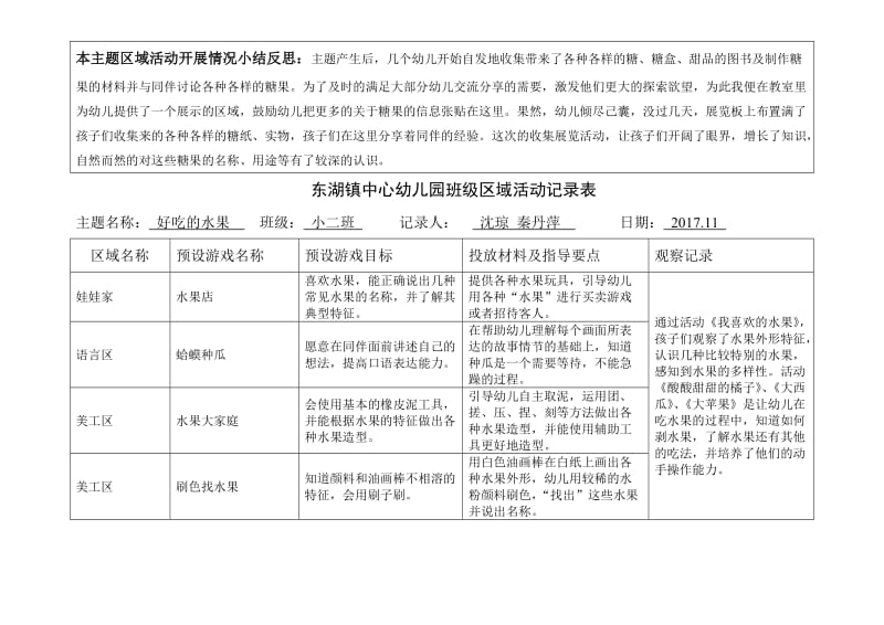 小二班区域活动记录.doc_第3页