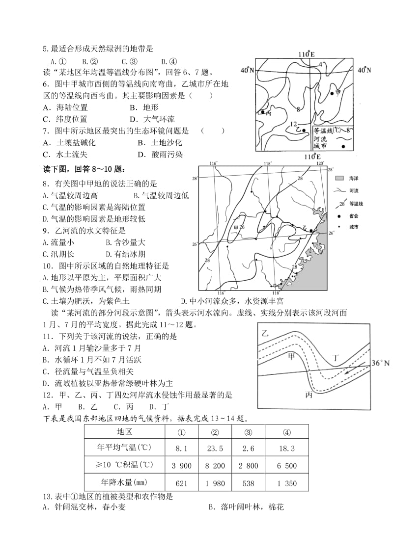 河流水系特征和水文特征.doc_第3页