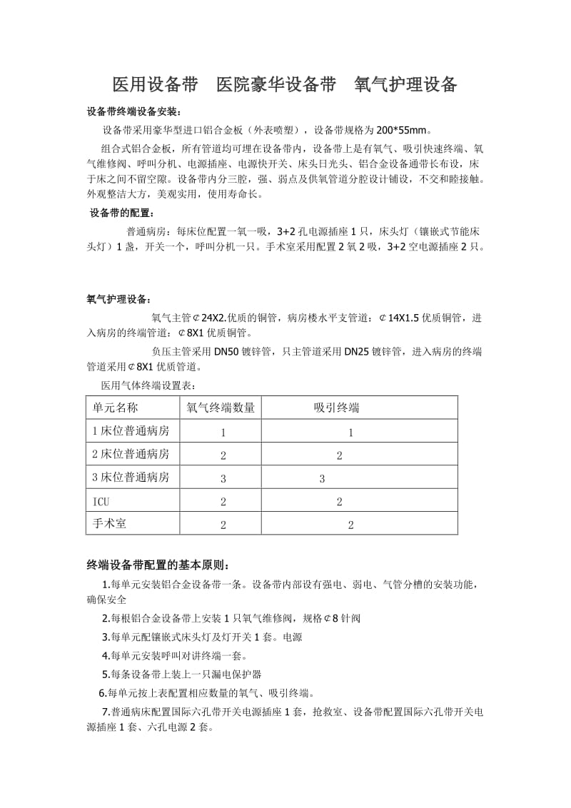 医用设备带工程气体工程医疗设备工程.doc_第1页