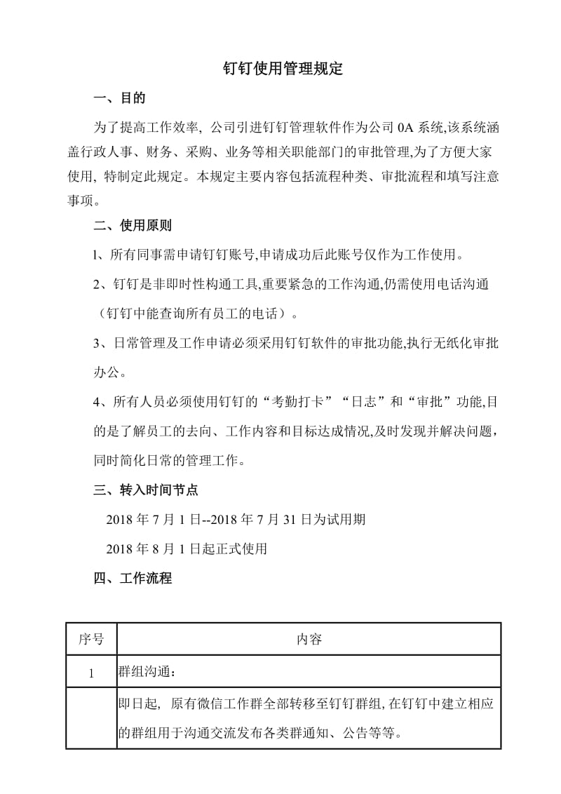 公司钉钉使用管理规定.doc_第1页