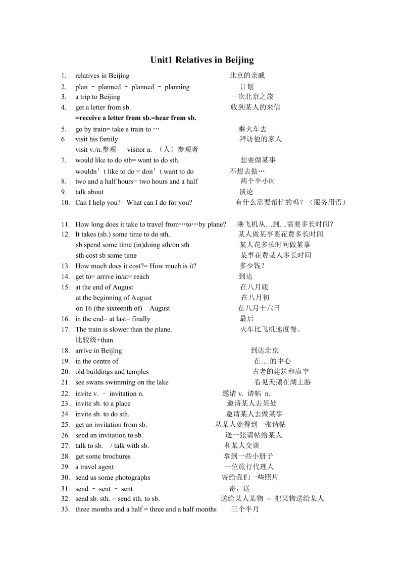 牛津上海版7A所有词组复习.doc_第1页