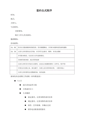 合作簽字儀式流程.doc