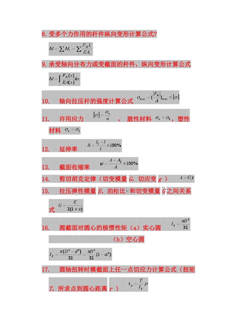 材料力学的基本计算公式.doc_第2页