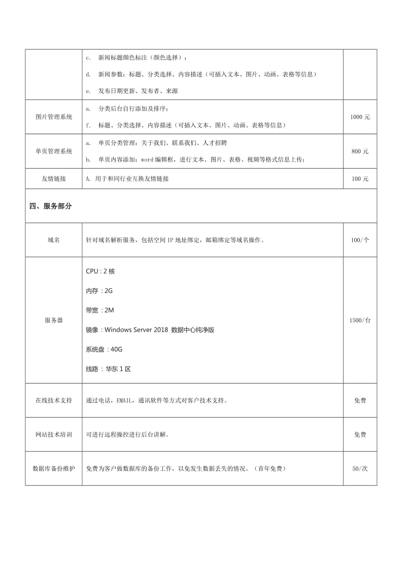 网站建设报价表.doc_第2页