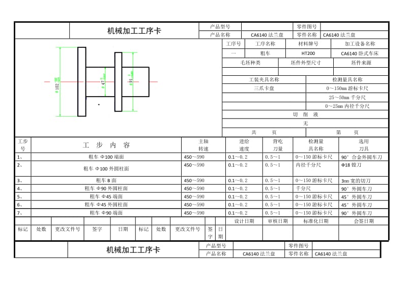 机械加工工序卡.doc_第1页