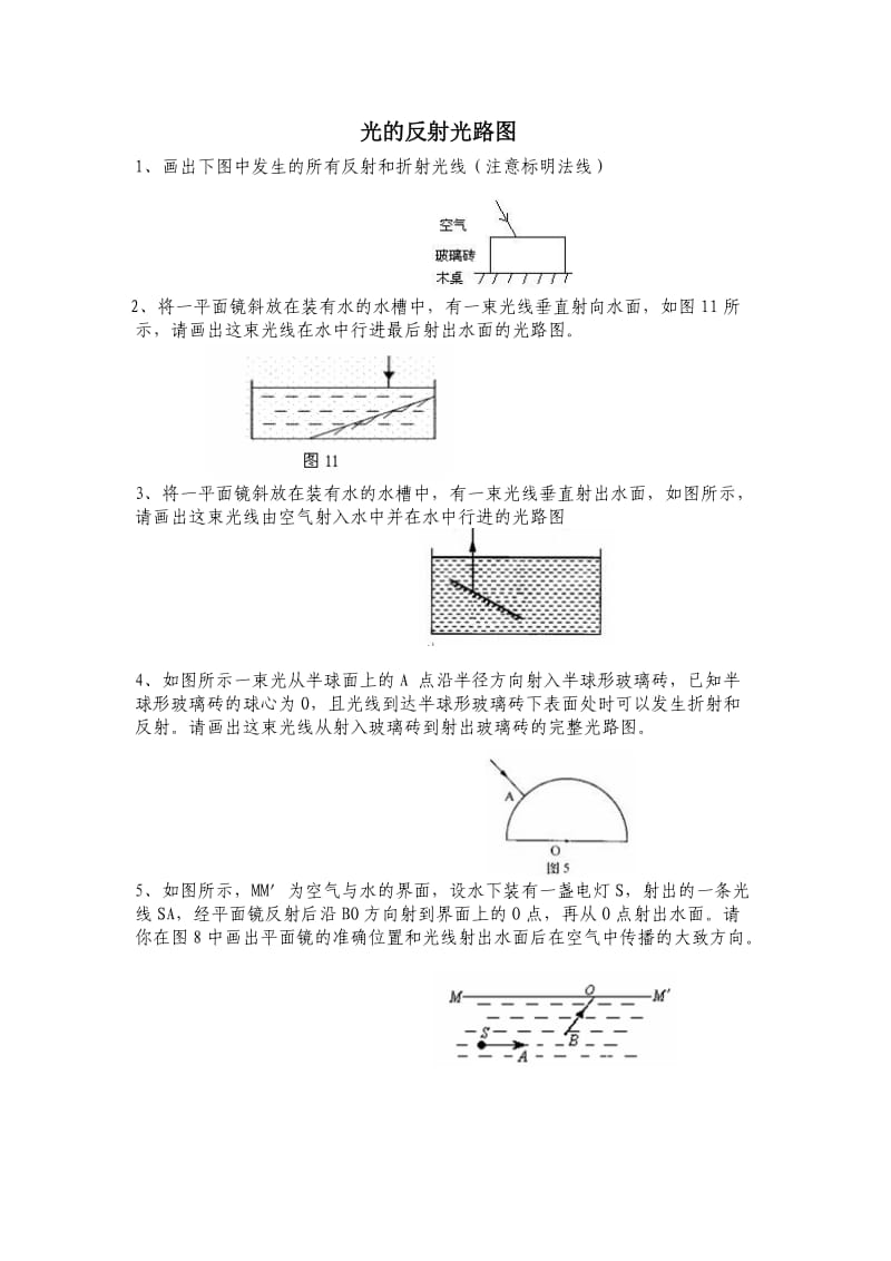 光的折射光路图.doc_第1页