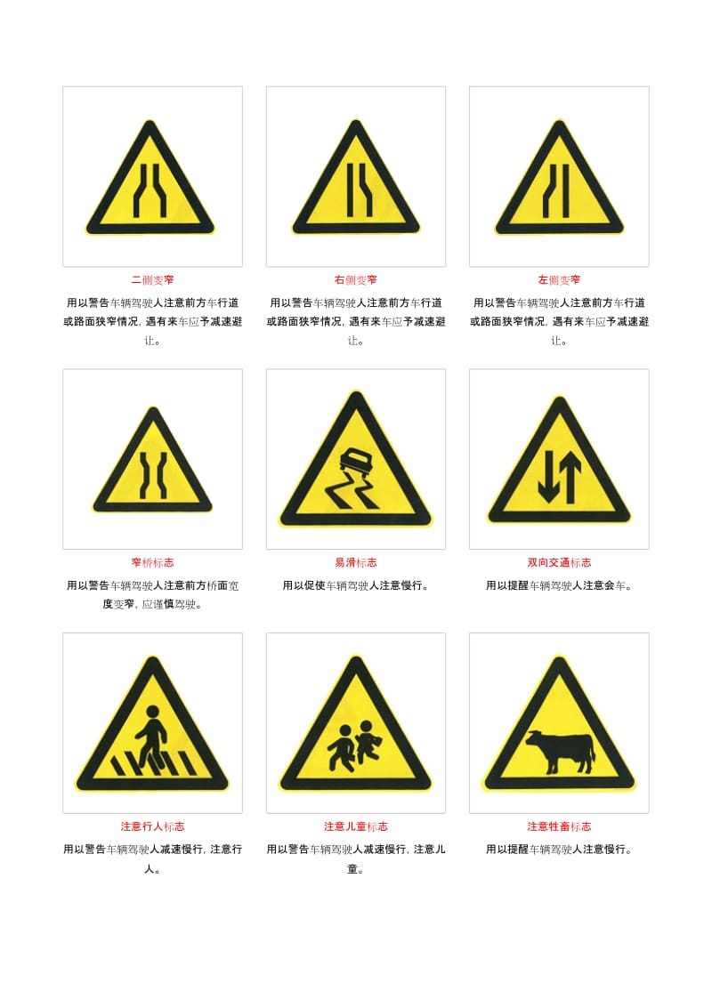 交通标志图与含义~大全.doc_第3页
