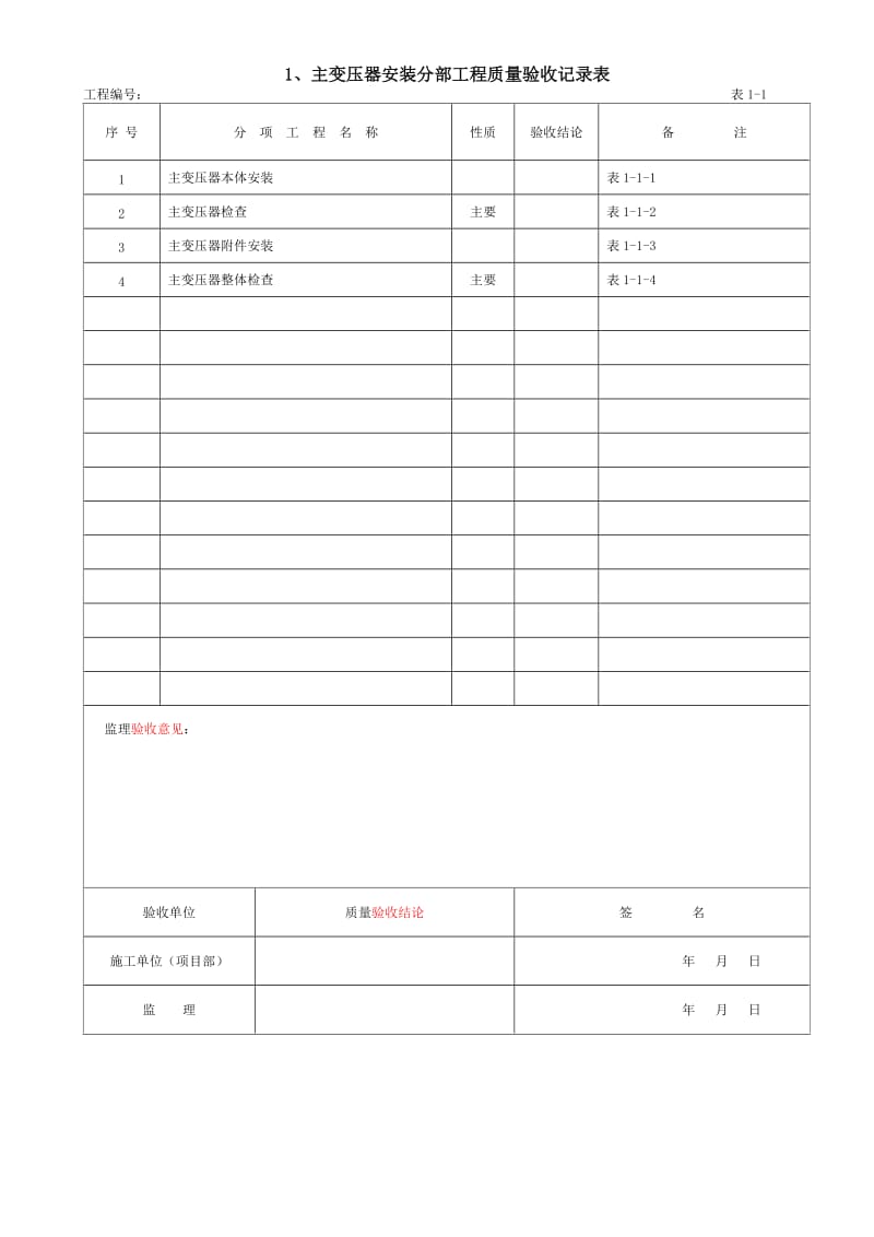 变压器质量验收表格.doc_第2页