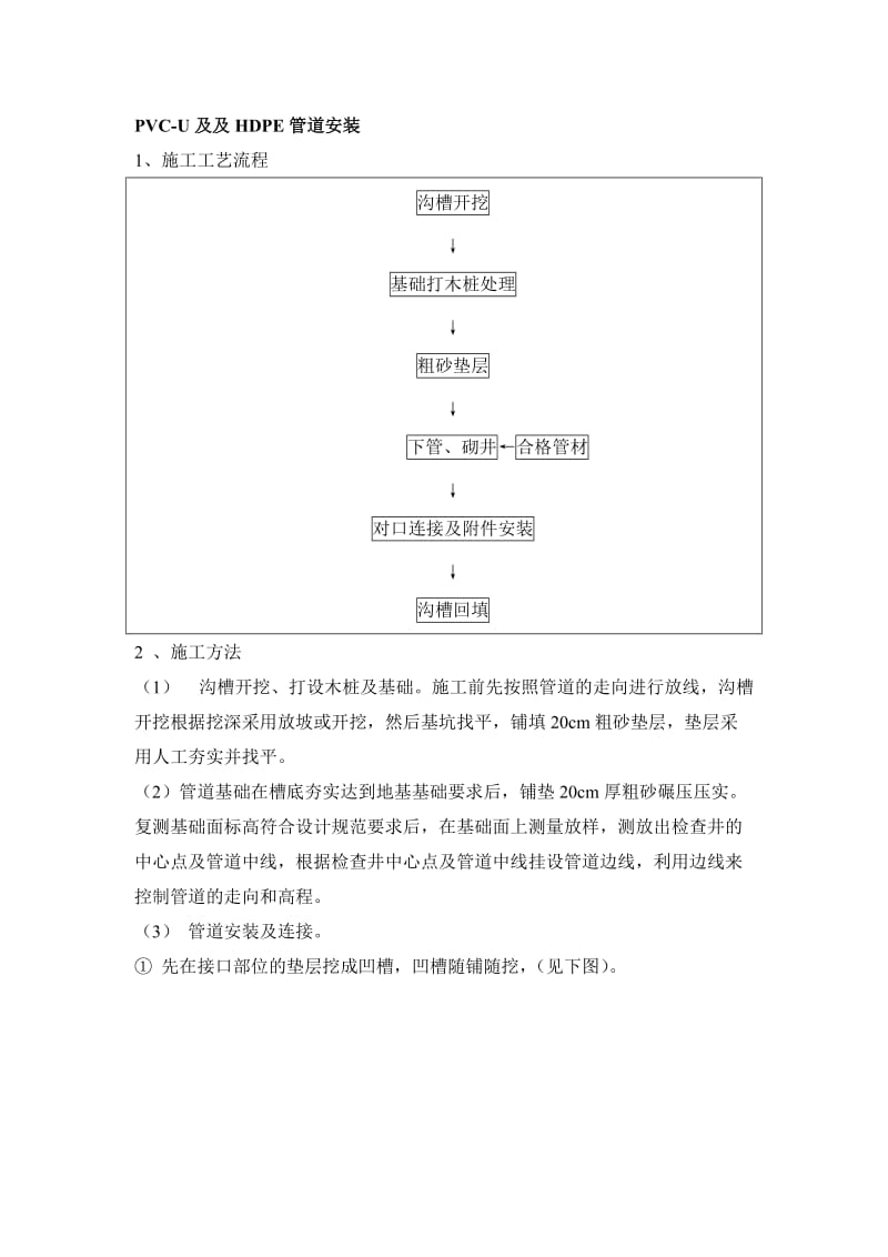 PVC管施工方法.doc_第1页