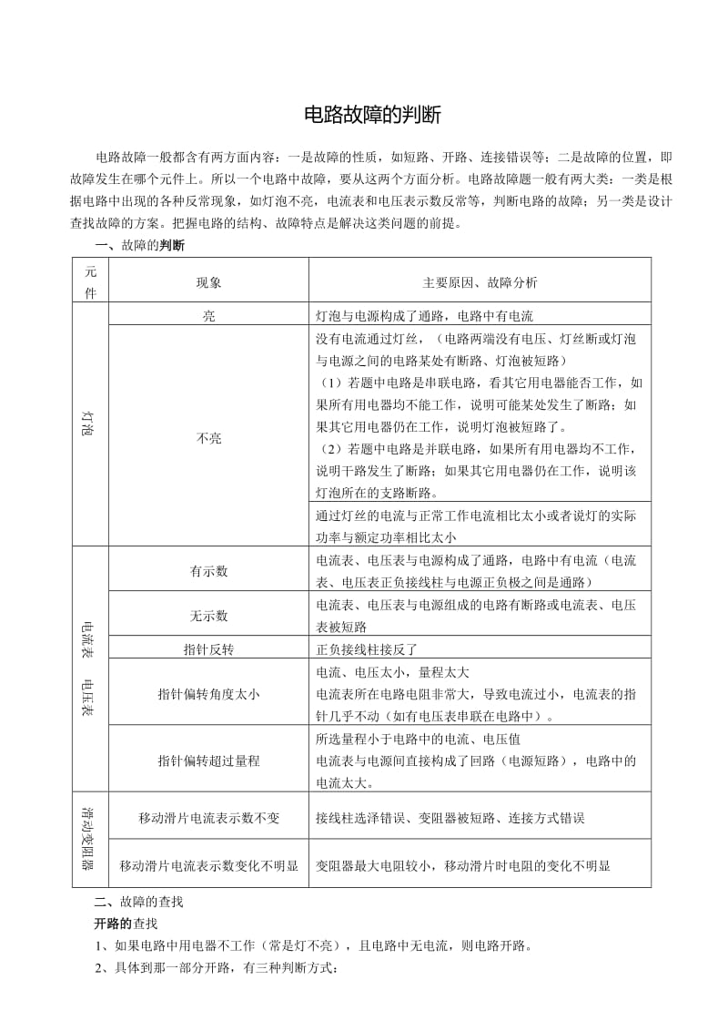 电路故障的判断.doc_第1页