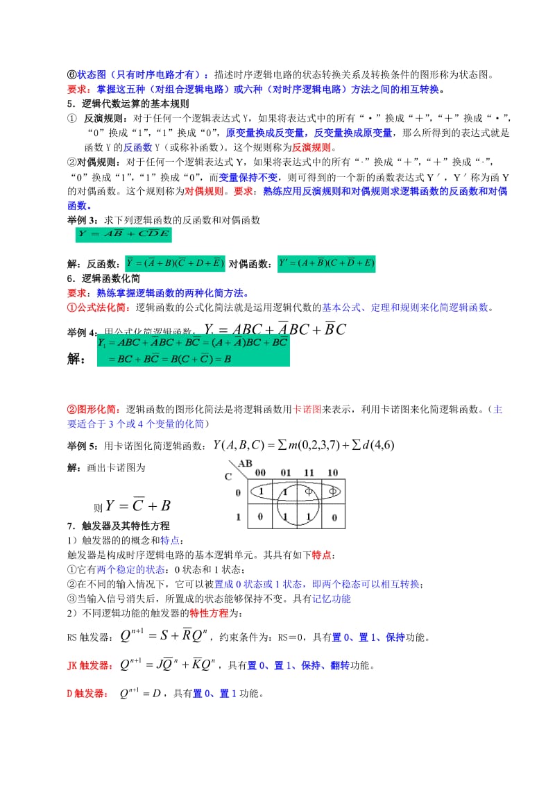 《数字电子技术》经典复习资料.doc_第2页