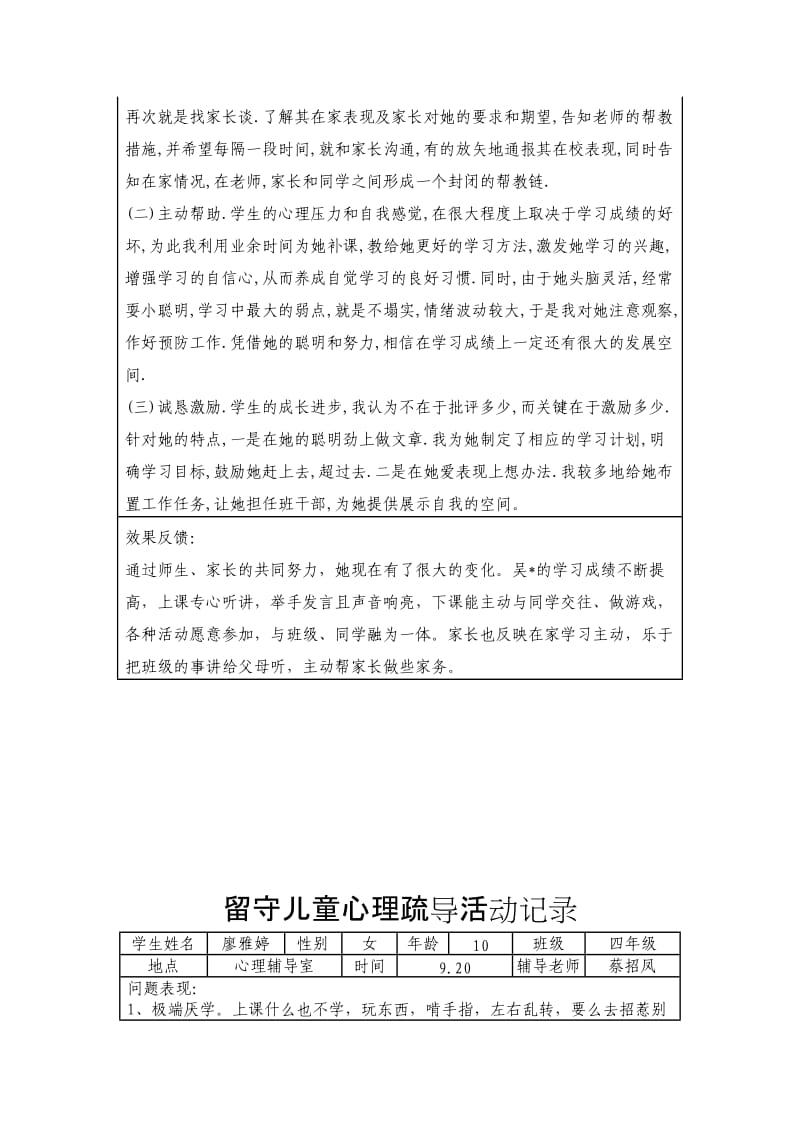 心理辅导记录(样表).doc_第2页