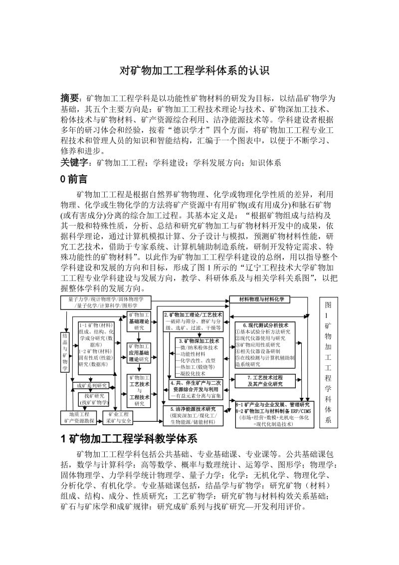 我对矿物加工工程的认识.doc_第1页